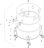 KÄRCHER Professional Ersatzteile Sauger NT 55/2 Tact² Me I EU 1.667-237.0 Behaelter Unterteil