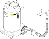 KÄRCHER Professional Ersatzteile Sauger NT 48/1 9.398-200.0 Ablassschlauch