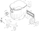 KÄRCHER Professional Ersatzteile Sauger NT 45/1 Tact Te MEU 1.145-839.0 Behaelter Einzelteile