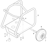 KÄRCHER Professional Ersatzteile Hochdruckreiniger Kaltwasser HD 801 B Cage 1.187-119.0 Rahmen