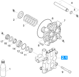 KÄRCHER Professional Ersatzteile Hochdruckreiniger Heisswasser HDS 8/18-4 M EU-II 1.077-909.0 Kolben