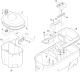 KÄRCHER Professional Ersatzteile Spruehextraktion Puzzi 200       EU 1.193-100.0 Behaelter Wasser PUZZI 200