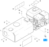 KÄRCHER Professional Ersatzteile Hochdruckreiniger Kaltwasser HD 1050 B Plus EU 1.810-978.0 Abdeckung Haube