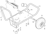 KÄRCHER Professional Ersatzteile Hochdruckreiniger Kaltwasser HD 801 B 1.187-100.0 Rahmen