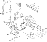 KÄRCHER Professional Ersatzteile Hochdruckreiniger Kaltwasser HD 801 B Cage 1.187-119.0 Zylinderkopf
