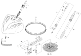 KÄRCHER Ersatzteile Hochdruckreiniger K 5.2012 + Fussball fanscarf *EU 1.630-704.0-B Flaechenreiniger T400 Plus