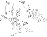 KÄRCHER Professional Ersatzteile Hochdruckreiniger Kaltwasser HD 830 BS 1.187-121.0 Ventile