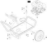 KÄRCHER Professional Ersatzteile Hochdruckreiniger Kaltwasser HD 901 B 1.810-977.0 Rahmen