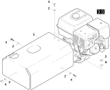 KÄRCHER Professional Ersatzteile Hochdruckreiniger Kaltwasser HD 1040 B 1.810-971.0 Haube