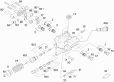 KÄRCHER Professional Ersatzteile Hochdruckreiniger Kaltwasser HD stationaer 1.524-950.2 Zylinderkopf kpl. -H