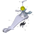 KÄRCHER Professional Ersatzteile Bodenreiniger B 150 R 1.246-020.2 Saugbalkenanhebung kpl.