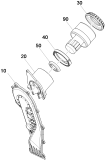 KÄRCHER Professional Ersatzteile Bodenreiniger B 200 R 1.246-230.2 Saugturbine kpl. 3-stufig