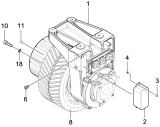 KÄRCHER Professional Ersatzteile Bodenreiniger BR 120/250 R I Bp Pack 1.480-324.0 Fahrmotor Ersatz B 250 / 100-250