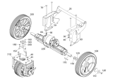 KÄRCHER Professional Ersatzteile Bodenreiniger B 150 R 1.246-020.2 Fahrantrieb Advanced B150R