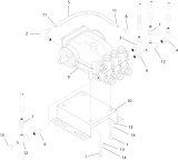 KÄRCHER Professional Ersatzteile Hochdruckreiniger Heisswasser HDS 9.8/32 De Cage 1.110-602.0 Pump Assembly