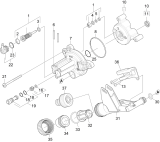 KÄRCHER Professional Ersatzteile Hochdruckreiniger Kaltwasser HD 6/13 CX Plus EU 1.520-161.0 Zylinderkopf