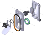 KÄRCHER Professional Ersatzteile Bodenreiniger B 200 R 1.246-230.2 Anschluss Tankspuelsystem