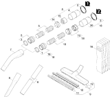 KÄRCHER Professional Ersatzteile Sauger NT 75/2 Tact² Me EU 1.667-288.0 Zubehoer