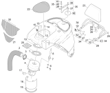 KÄRCHER Professional Ersatzteile Bodenreiniger B 140 R + D90 - Sochi 1.246-015.0 TURBINE