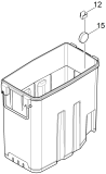 KÄRCHER Professional Ersatzteile Dampfer SGV 8/5 Classic EU 1.092-019.0 Behaelter Schmutzwasser Ersatz