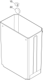 KÄRCHER Professional Ersatzteile Dampfer SGV 8/5 Classic EU 1.092-019.0 Behaelter Frischwasser Ersatz