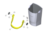 KÄRCHER Professional Ersatzteile Spruehextraktion Puzzi 30/ 4 E  EU 1.101-122.0 Behaelter Schmutzwasser kpl. Puzzi 30/4
