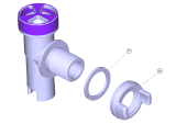 KÄRCHER Professional Ersatzteile Spruehextraktion Puzzi 30/ 4 E  EU 1.101-122.0 Nippel kpl. Puzzi 30/4