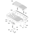 KÄRCHER Professional Ersatzteile Bodenreiniger BD 50/40 RS Bp Pack 1.533-171.0 Tritteinheit kpl. B 40 RS