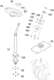 KÄRCHER Professional Ersatzteile Kehrmaschinen KM 105 0 Lenkung Batterie KM 105_1xx