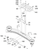 KÄRCHER Professional Ersatzteile Bodenreiniger BR 55/40 RS Bp 1.533-172.0 Saugbalken kpl. BR 55/40 RS