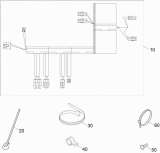 KÄRCHER Professional Ersatzteile Kehrmaschinen KM 105 0 ETL Kabelsatz Batterie KM105/100