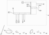 KÄRCHER Professional Ersatzteile Kehrmaschinen KM 105 0 ETL Kabelsatz Batterie Pack KM105/110