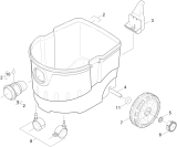 KÄRCHER Professional Ersatzteile Sauger ISS 35-S automatic Edition 1.184-883.0 Behaelter Einzelteile