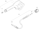 KÄRCHER Ersatzteile Hochdruckreiniger K 2.26M T150 1.601-608.0-B Handspritzpistole