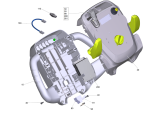 KÄRCHER Professional Ersatzteile Bodenreiniger B 40 1.533-210.2 Bedienfeld kpl. 40C Bp Fleet EU