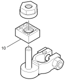 KÄRCHER Professional Ersatzteile Bodenreiniger BD 45/40 W Bp Pack EU 1.533-109.0 Polklemme 1-fach 100A