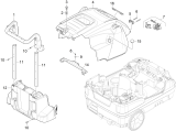 KÄRCHER Professional Ersatzteile Hochdruckreiniger Heisswasser HDS 8/18-4 C Classic EU-I 1.174-232.0 Gehaeuse Oberteil