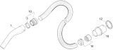 KÄRCHER Professional Ersatzteile Sauger REMS Pull L 1.184-844.0 Saugschlauch Kruemmer NT DN35 2.5m