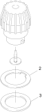 KÄRCHER Professional Ersatzteile Dampfer SG 4/4 EU 1.092-104.0 Verschluss Behaelter gelb RAL 1018