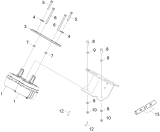 KÄRCHER Professional Ersatzteile Kehrmaschinen KM 100/100R Tornado UBS Anhebung Kehrwalze KM 100/100 Bat 1.280-102.0