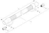 KÄRCHER Professional Ersatzteile Spruehextraktion ProPuzzi 400 1.100-219.0 Saugschlauch