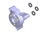 KÄRCHER Professional Ersatzteile Hochdruckreiniger Kaltwasser HDR 175 Compact 1.520-170.0 Zylinderkopf Aluminium kpl.