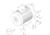 KÄRCHER Professional Ersatzteile Hochdruckreiniger Kaltwasser HD 25/15-4 CAGE 9.398-680.0 Motor