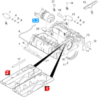 KÄRCHER Professional Ersatzteile Bodenreiniger BRS 40/1000C 1.783-322.0 Buerstengehaeuse