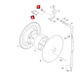KÄRCHER Professional Ersatzteile Hochdruckreiniger Kaltwasser HD 17/14-4SX Plus EU 1.286-931.0 Schlauchtrommel kpl.