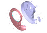 KÄRCHER Professional Ersatzteile Hochdruckreiniger Heisswasser HDS 12/18-4 S EU-I 1.071-923.0 Gehaeuse Geblaese kpl.