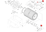 KÄRCHER Professional Ersatzteile Kehrmaschinen KM 100/100 R D  Filterkasten 1.280-115.0