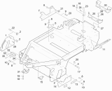 KÄRCHER Professional Ersatzteile Kehrmaschinen KM 100/100 R Lpg  Rahmen 1.280-107.0