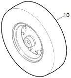 KÄRCHER Professional Ersatzteile Kehrmaschinen KM 125 Konfiguration 125/130 Radsatz kpl. KM125/130 R BAT 1.280-150.2