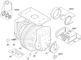 KÄRCHER Professional Ersatzteile Bodenreiniger B 140 R Bp Dose 1.246-010.0 Fahrmotor